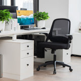 NNECW 360Swivel Mesh Office Chair with Flip-up Armrest for Home & Office