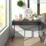 NNECW Computer Desk with 2 Drawers with Storage for Home Office