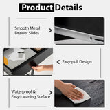 NNECW Computer Desk with 2 Drawers with Storage for Home Office