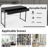 NNECW Computer Desk with 2 Drawers with Storage for Home Office