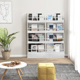 NNECW 4-Tier Kids Bookcase with 2 Anti-Tipping Kits & Guardrails