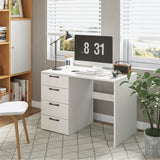 NNECW Home Office Writing Desk with File Storage Cabinet