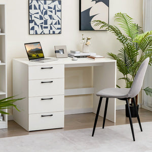 NNECW Home Office Writing Desk with File Storage Cabinet