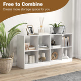 NNECW 4-Cube Bookcase with 2 Anti-Tipping Kits for Office