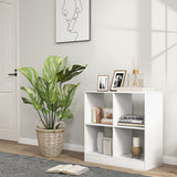 NNECW 4-Cube Bookcase with 2 Anti-Tipping Kits for Office