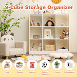 NNECW Kids Toy Storage Organizer with Anti-toppling Device for Kids Room