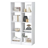 NNECW 5-Tier Freestanding Bookshelf with 4 Open Cubes for Living Room