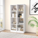 NNECW 5-Tier Freestanding Bookshelf with 4 Open Cubes for Living Room