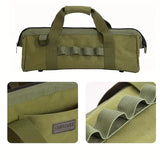 NNETM Portable Army Green Oxford Canvas Tool Storage Bag