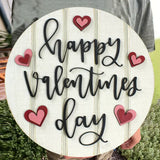 NNETM Valentine's Day Wooden Door Hanger - Heartwarming Sign for Love Celebrations