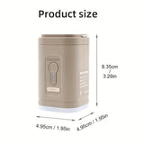 NNETM Khaki Portable Wireless Electric Air Pump