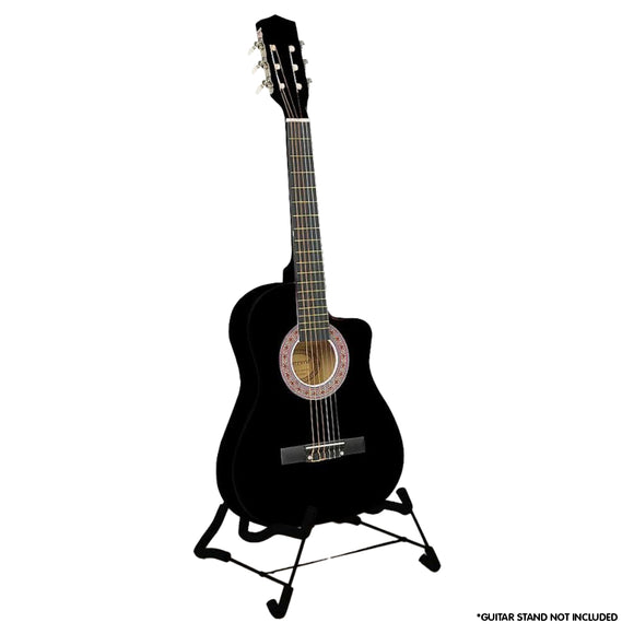 NNEDPE Karrera Childrens Acoustic Guitar Kids- Black