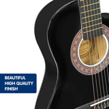 NNEDPE Karrera Childrens Acoustic Guitar Kids- Black