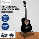 NNEDPE Karrera Childrens Acoustic Guitar Kids- Black