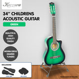 NNEDPE Karrera Childrens Acoustic Guitar Kids - Green