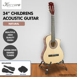 NNEDPE Karrera Childrens Acoustic Guitar Kids - Natural