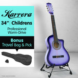 NNEDPE Childrens Acoustic Guitar Kids - Purple