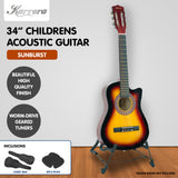 NNEDPE Karrera Childrens Acoustic Guitar Kids - Sunburst