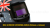 NNEDPE Centurion Solar Auto Darkening Welding Helmet - Australian Flag