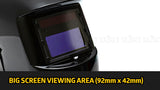NNEDPE Centurion Solar Auto Darkening Welding Helmet - Glossy Black