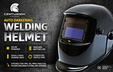 NNEDPE Centurion Solar Auto Darkening Welding Helmet - Glossy Black