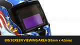 NNEDPE Centurion Solar Auto Darkening Welding Helmet - USA Eagle
