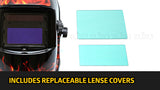 NNEDPE Centurion Solar Auto Darkening Welding Helmet - Fire Flame