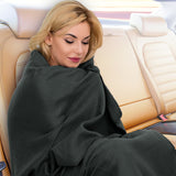 NNEDPE Heated Electric Car Blanket 150x110cm 12V - Black