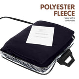 NNEDPE Heated Electric Car Blanket 150x110cm 12V - Blue