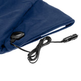 NNEDPE Heated Electric Car Blanket 150x110cm 12V - Navy Blue