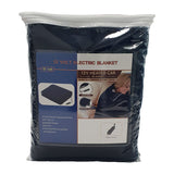 NNEDPE Heated Electric Car Blanket 150x110cm 12V - Navy Blue