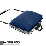 NNEDPE Heated Electric Car Blanket 150x110cm 12V - Navy Blue