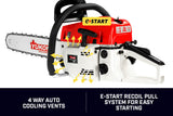 NNEDPE Yukon Chainsaw  52cc 20in Petrol Log Wood Cutter
