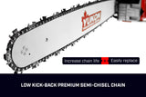 NNEDPE Yukon 52cc 22in Tradesman Series Chainsaw with Case