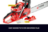 NNEDPE Yukon Tradesman 62cc 20in Chainsaw Tree Log Cutter