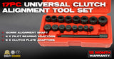 NNEDPE 17pc Universal Clutch Aligning Tool Set