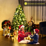 NNECW 1.83m Christmas Tree with 1355 Tips & Foldable Metal Stand