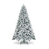 NNECW 2.3m Snow Flocked Artificial Christmas Tree with 1010 Tips