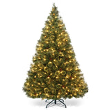 NNECW 1.8M Christmas Pine Tree with 260 LED Warm White Light for Christmas Decorations