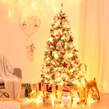 NNECW Artificial Christmas with LED Lights for Room Decoration