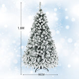 NNECW Artificial Christmas with LED Lights for Room Decoration