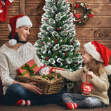 NNECW 1.5 M Mixed Artificial Christmas Tree with Pre Decorated Holly Berries for Christmas