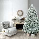NNECW 1.8 M Pine Needle Artificial Christmas Tree with 586 Branch Tips and a Metal Stand for Decorations