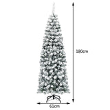 NNECW Artificial Christmas Tree with 250 Warm White LEDs for Shop & Home & Office