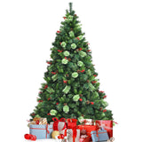 NNECW 1.8m Artificial Christmas Tree with Pine Cones for Decorations