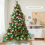 NNECW 1.8m Artificial Christmas Tree with Pine Cones for Decorations