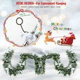 NNECW Artificial Christmas Garland with White Berries for Room Decoration