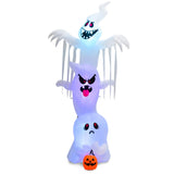 NNECW 310 CM Tall Halloween Inflatable Stacked Ghosts for Party & Garden