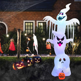 NNECW 310 CM Tall Halloween Inflatable Stacked Ghosts for Party & Garden