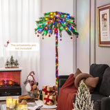 NNECW 1.8m Artificial Palm Tree with 64 PVC Branch Tips for Home/Office/Carnival/Christmas